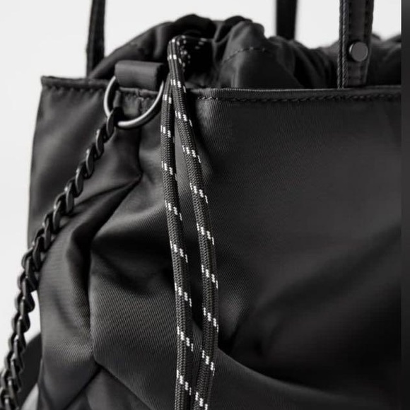 ZARA, Nylon Mini City Crossbody Bag - Picture 3 of 12